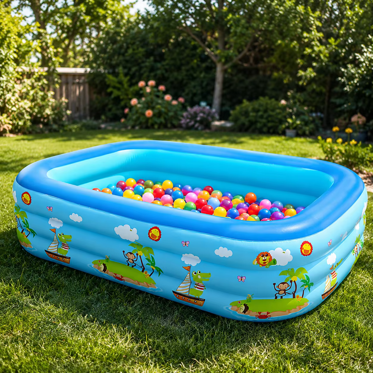 Piscine gonflable 1 pièce en PVC épaissi