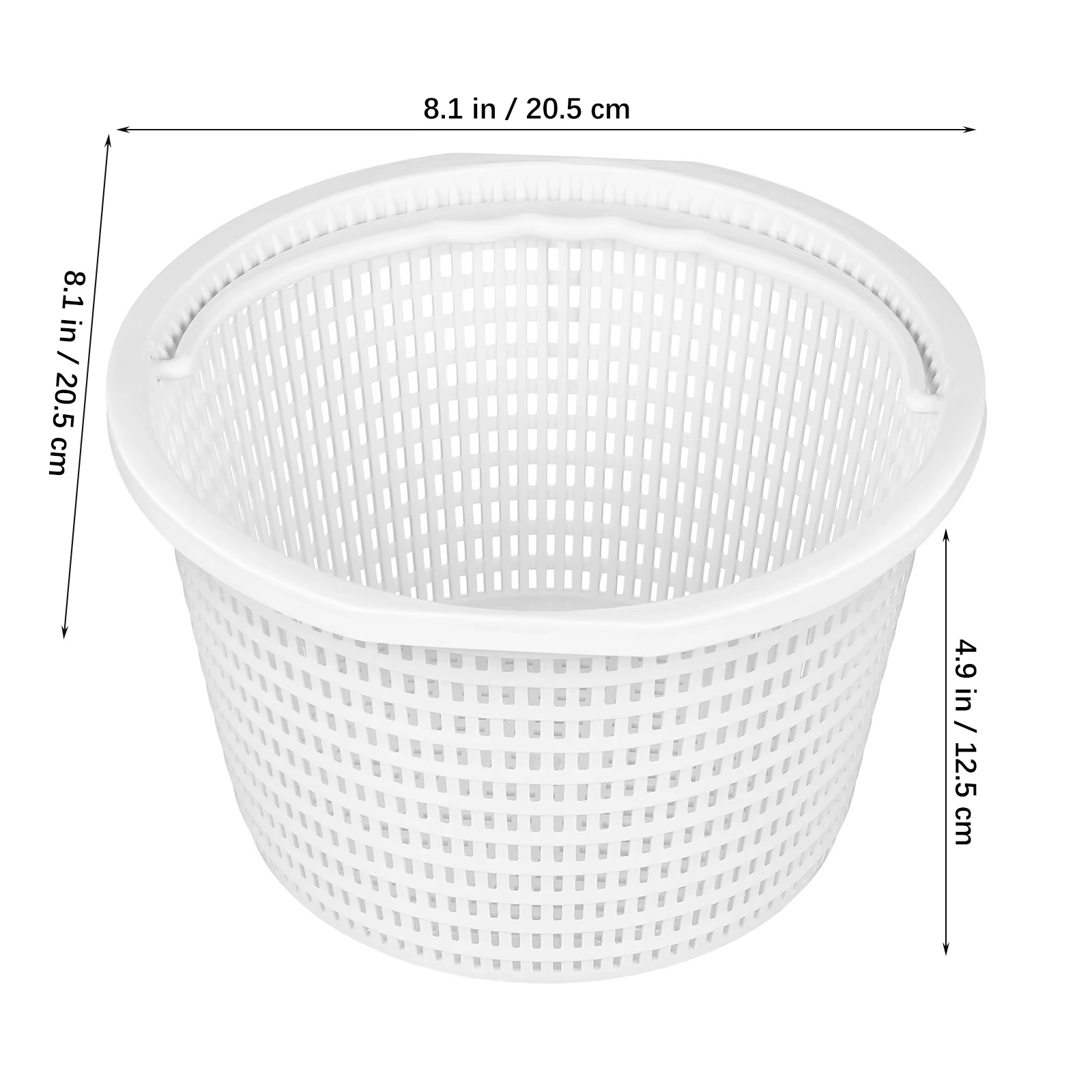 Grand panier d'écumoire de piscine
