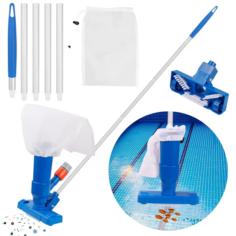 Ensembles professionnels de brosses de nettoyage de piscine avec poignée