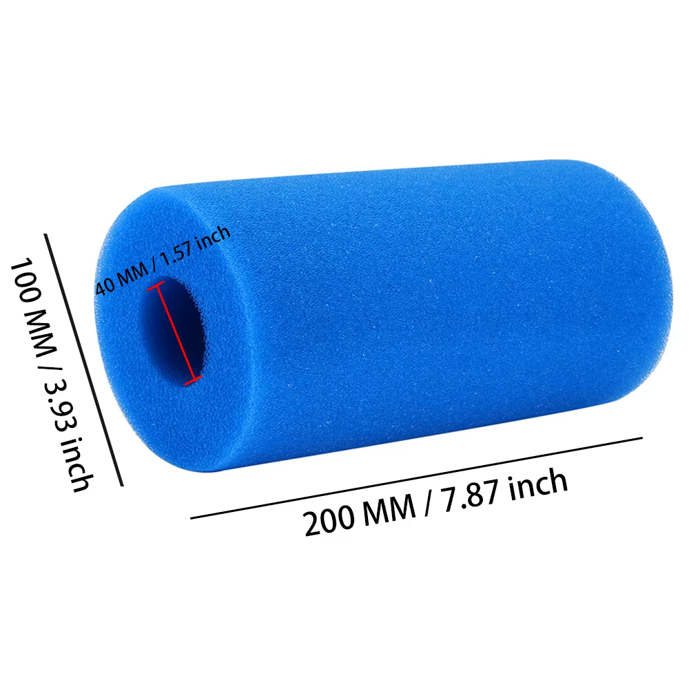 Mousse de filtre de piscine