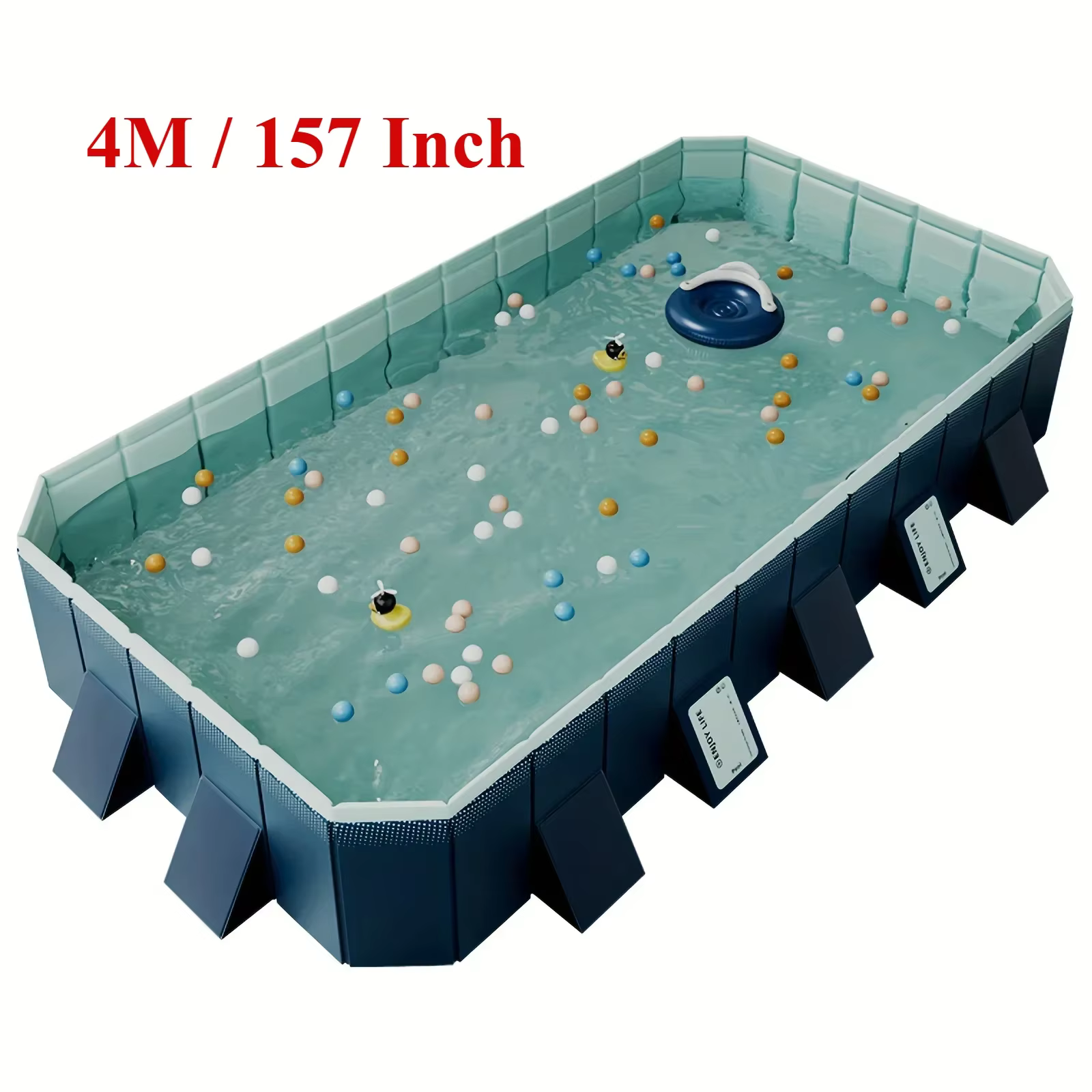 Grande piscine familiale extérieure