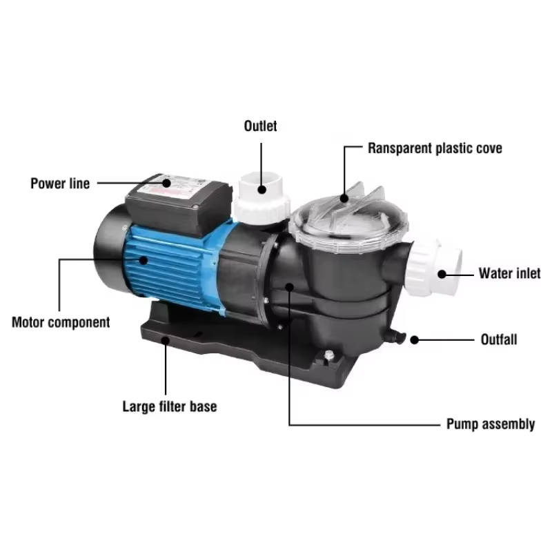 Fenlin 110V 220V 380V 50Hz 60Hz 0.25hp-3hp pompe à eau de circulation de piscine électrique