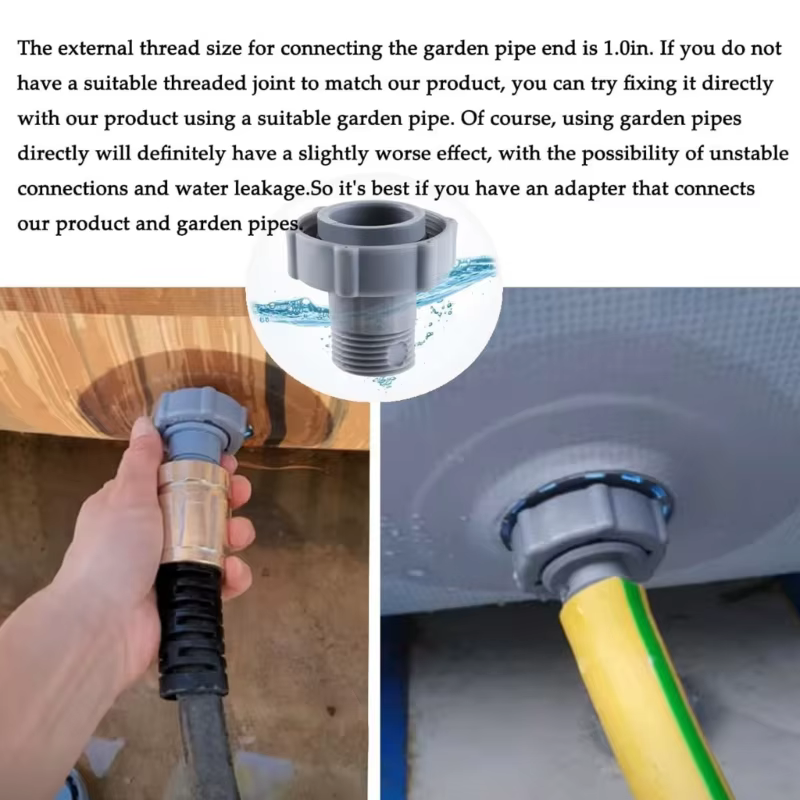 Raccord de vidange de piscine