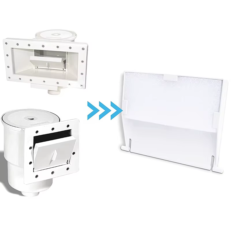 Outils de piscine essentiels-remplacement de rabat de porte de déversoir en plastique pour écumoire 8926
