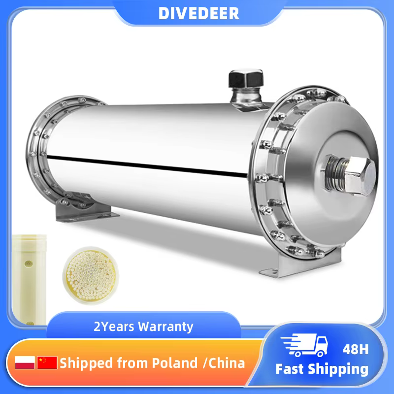 DIVEDEER 3000L purificateur d'eau 304 acier inoxydable PVDF Ultra Filtration