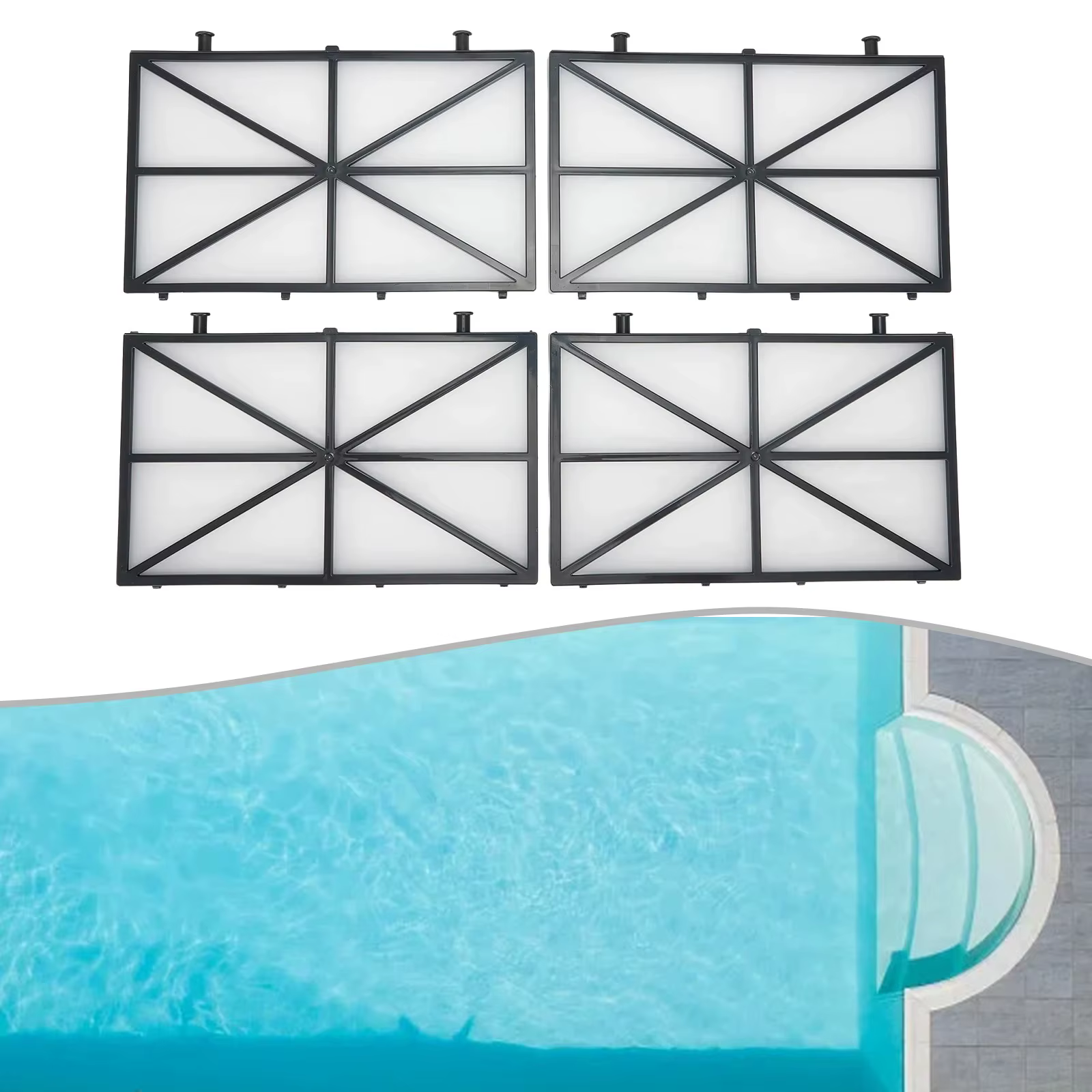 Le filtre de remplacement pour nettoyeur de piscine 9991433-R4 convient au Robot