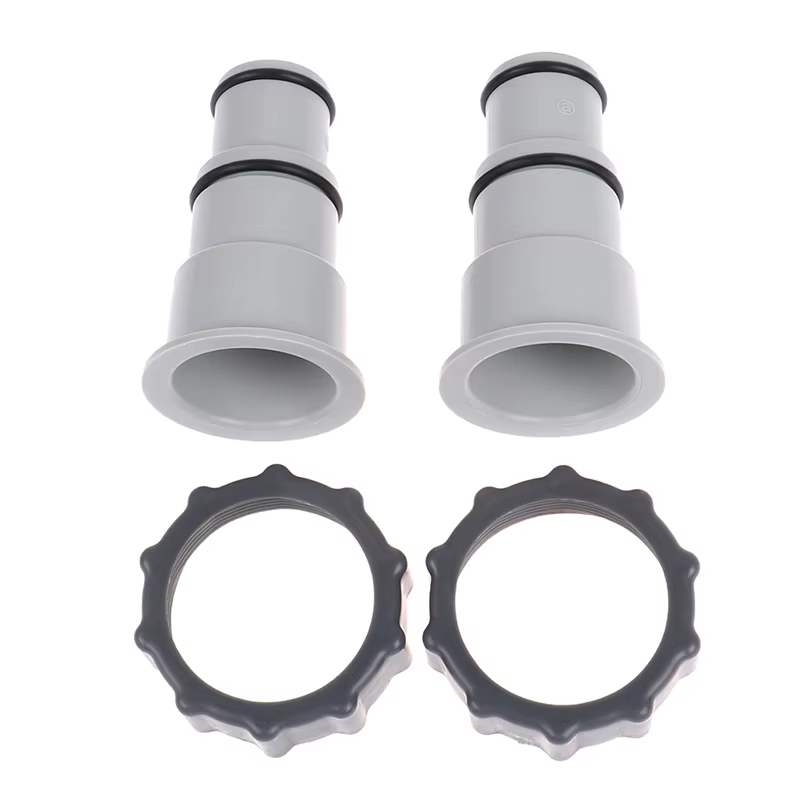 Adaptateur de tuyau de piscine avec collier pour pompes à connexion filetée Intex