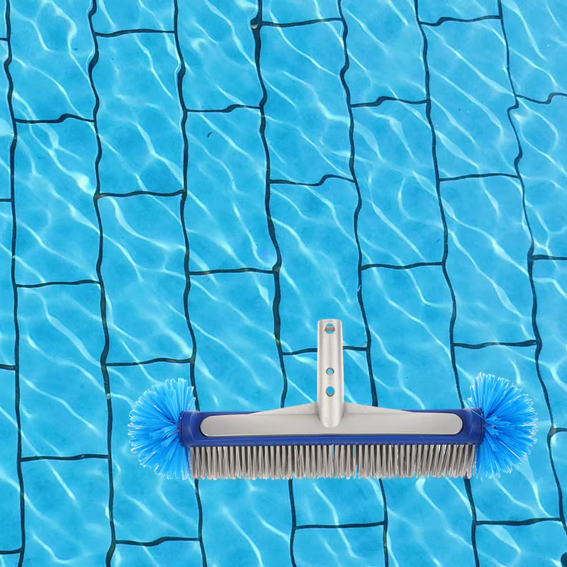 Nouvelle brosse de nettoyage de piscine à manche en aluminium