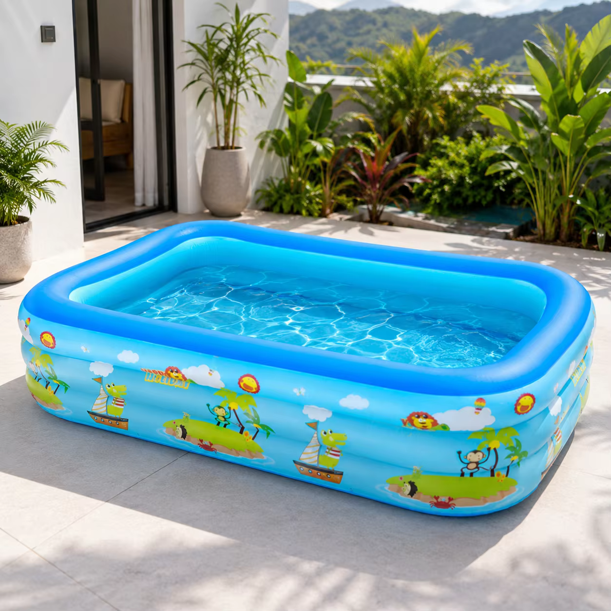 Piscine gonflable d'été pour l'extérieur