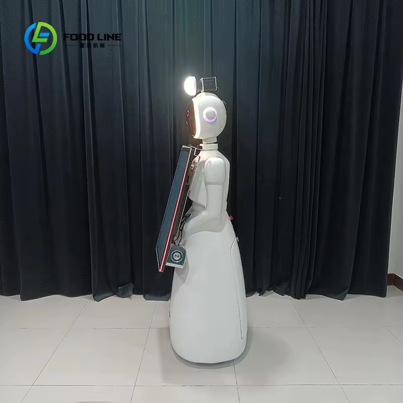Robot photo interactif automatique humanoïde blanc personnalisé pour les mariages, les fêtes et les événements commerciaux