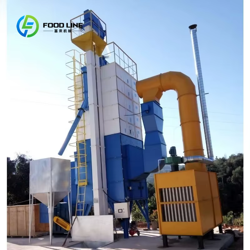 Séchoir à grains biomasse personnalisé haute efficacité pour riz, maïs, blé – Usage agricole et industriel