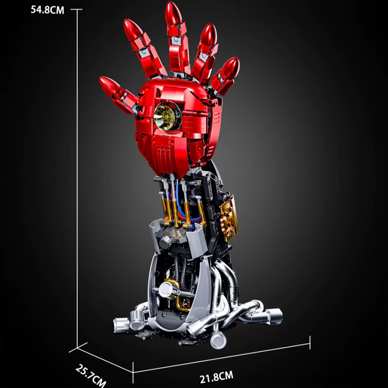 EN STOCK 10557 MOC Blocs de construction de bras robotique technique Briques Modèle d'assemblage Jouets DIY pour garçons Ensemble cadeau de Noël