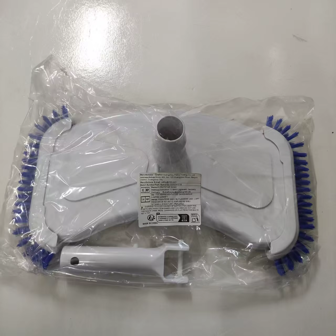 Aspirateur de piscine, brosse d'aspiration