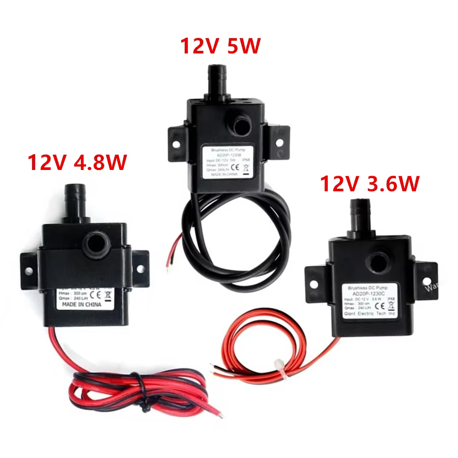 Pompe à eau électrique Portable 12V DC 4.8W