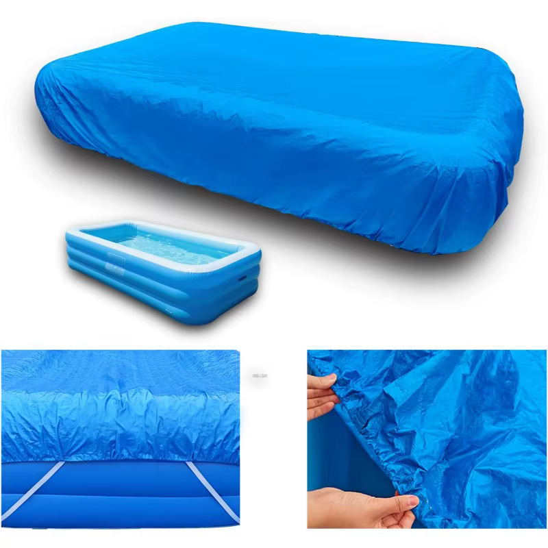Couverture de piscine rectangulaire gonflable 103x69 pouces