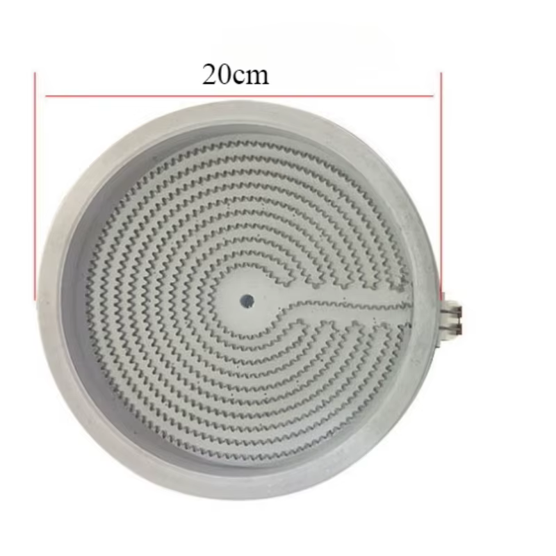 Élément chauffant radiant pour cuisinière électrique, 2000W, 20cm, plaque chauffante en céramique, remplacement de plaque chauffante en céramique, 1 pièce