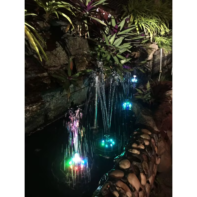 Fontaine solaire pour piscine