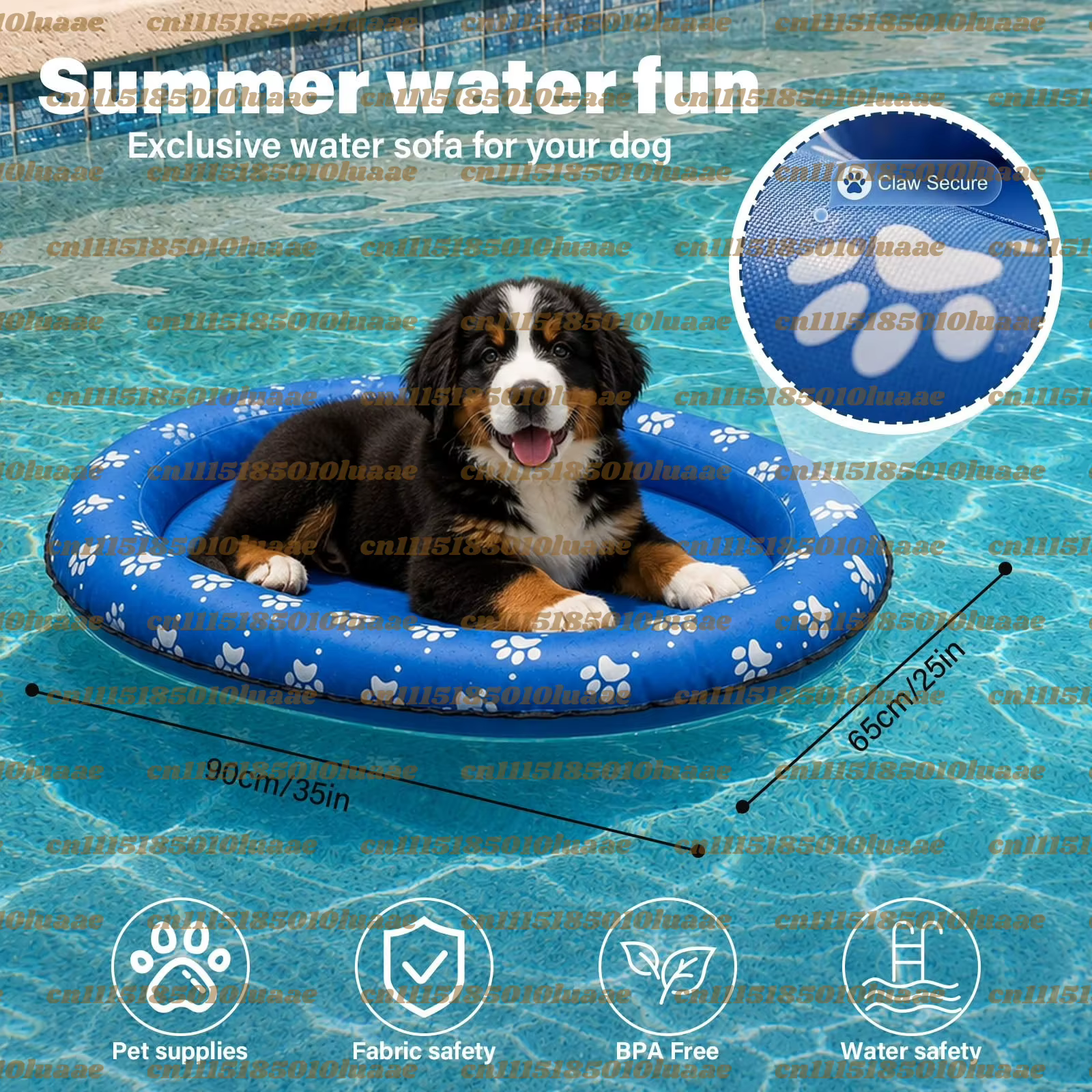 Piscine gonflable pour chien