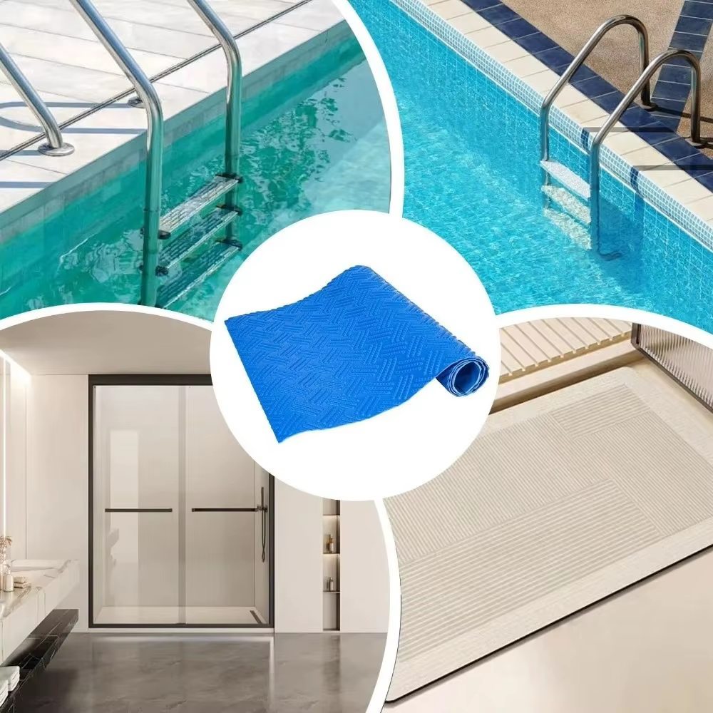 Tapis antidérapant pour échelle de piscine