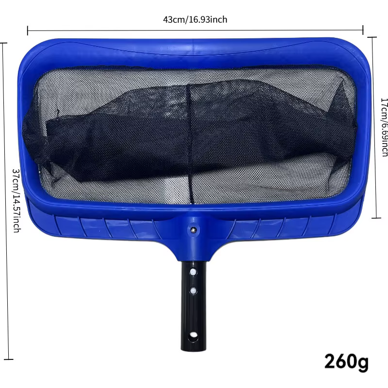 Épuisette de piscine améliorée avec poignée détachable pour le nettoyage des piscines