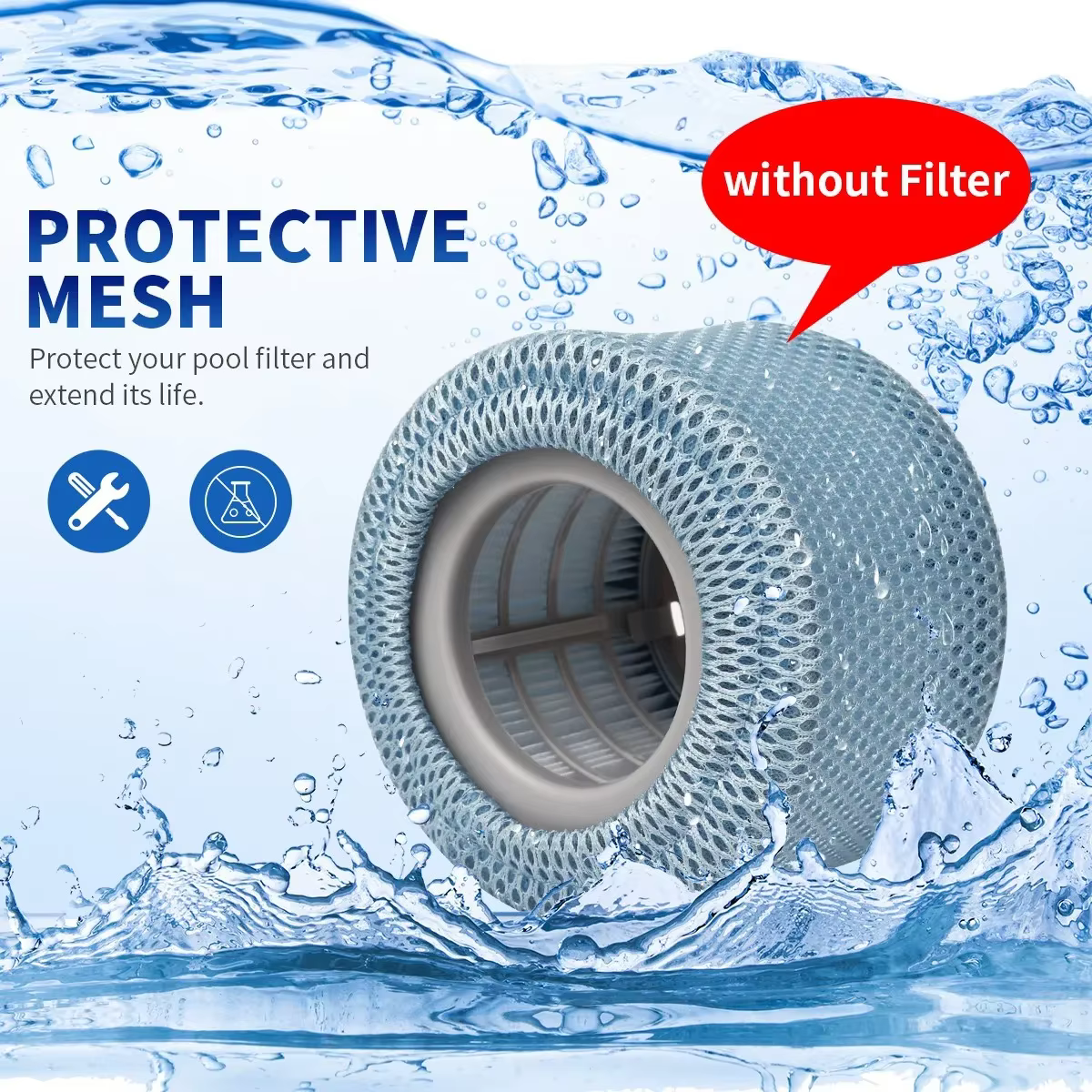 Mspa-Cartouche et filtre de protection pour piscines et bains chauds