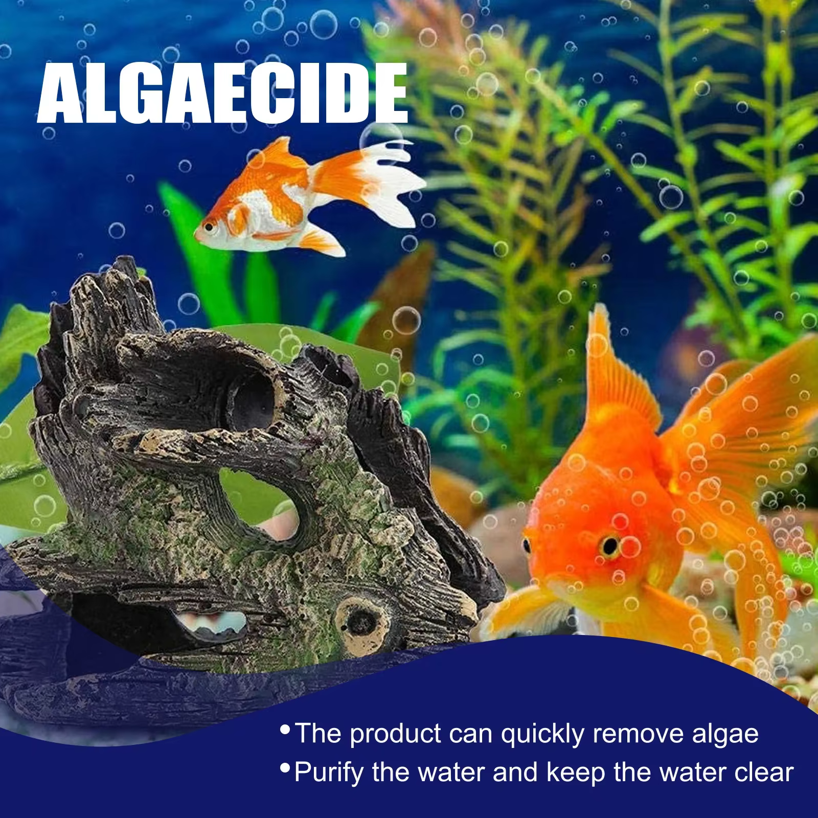 Dissolvant d'algues d'aquarium