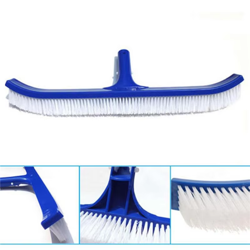 5Pcs 18 pouces bleu piscine brosse poignée propre