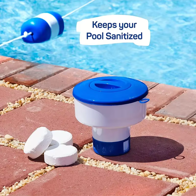Distributeur flottant durable pour piscine – Stérilisateur automatique pour comprimés de chlore