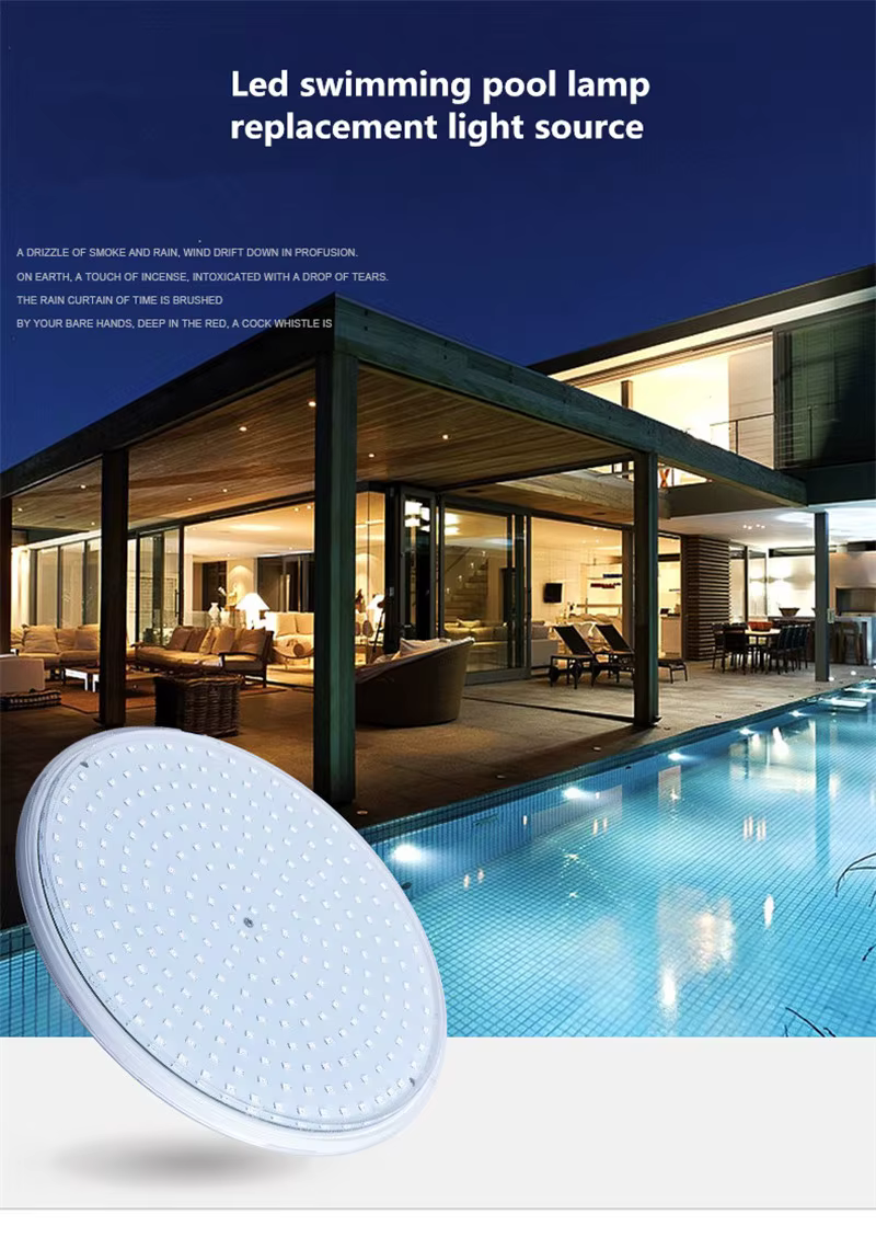 Projecteur de piscine IP68 18W 35W PAR56 à remplissage de résine AC12V