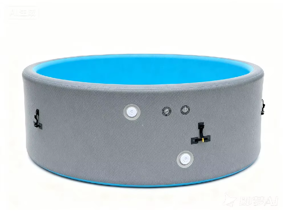 Piscine gonflable, piscine hors sol en PVC pour l'extérieur, piscine portable, piscine familiale ronde robuste pour enfants