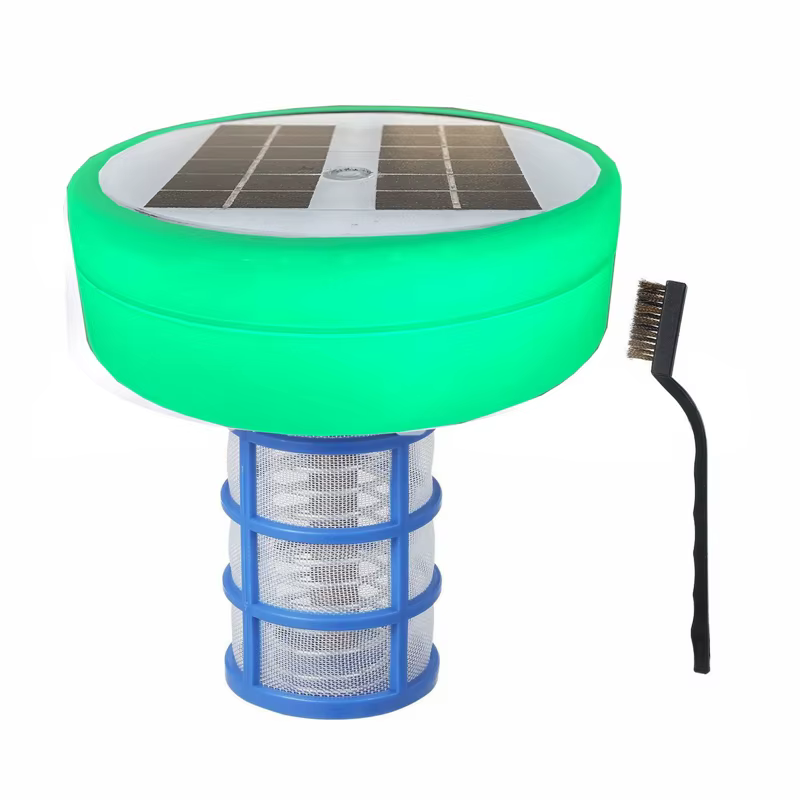 Purificateur de piscine solaire en cuivre et argent