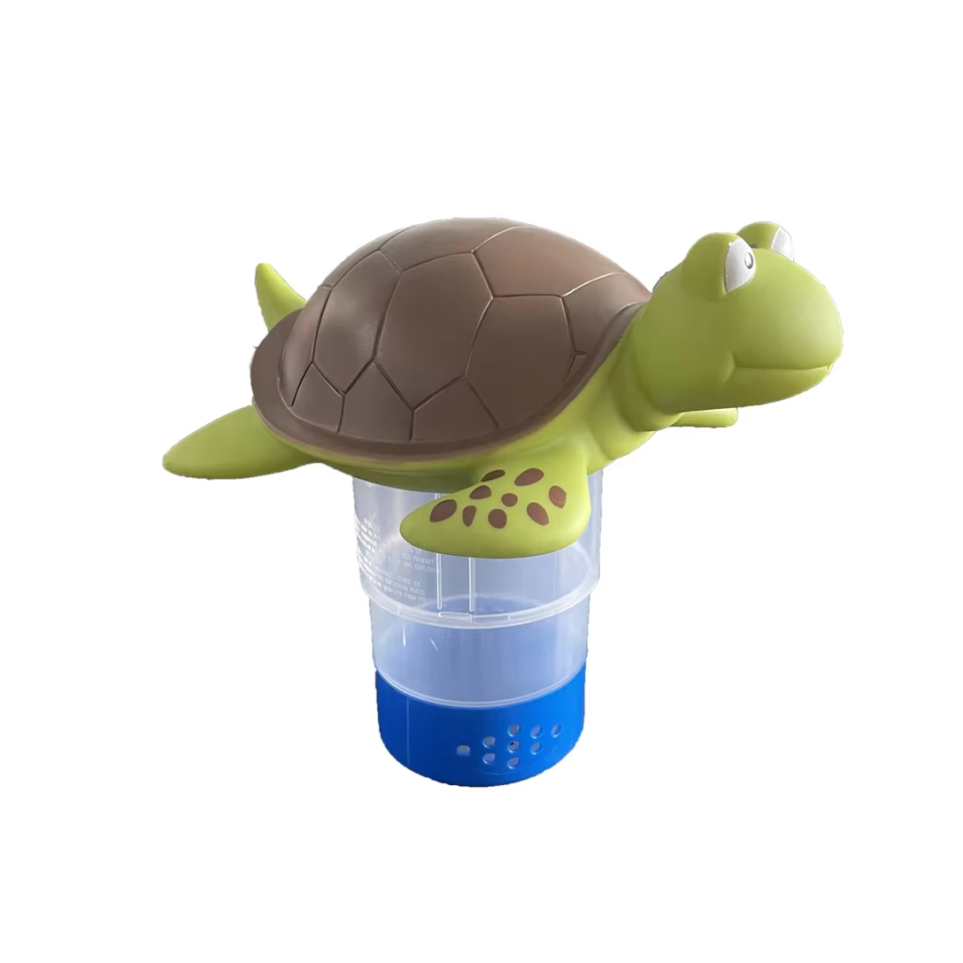 Distributeur de chlore flottant pour piscine (Turtle verte)