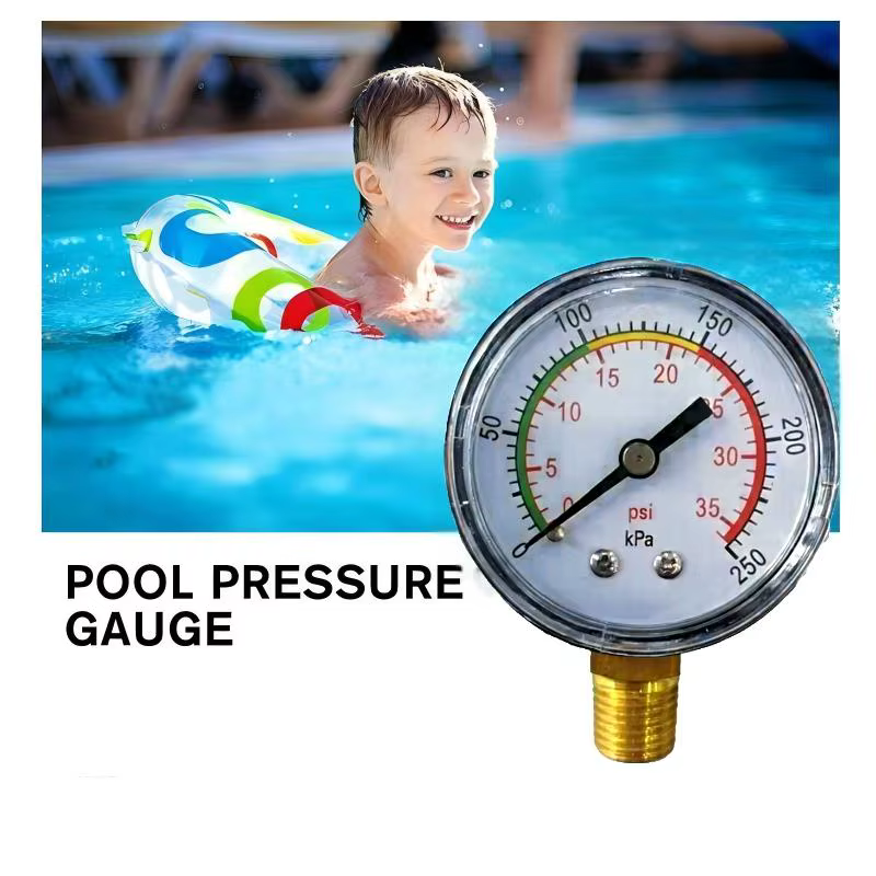 Manomètre de filtre à sable pour piscine à montage inférieur 0-35 PSI