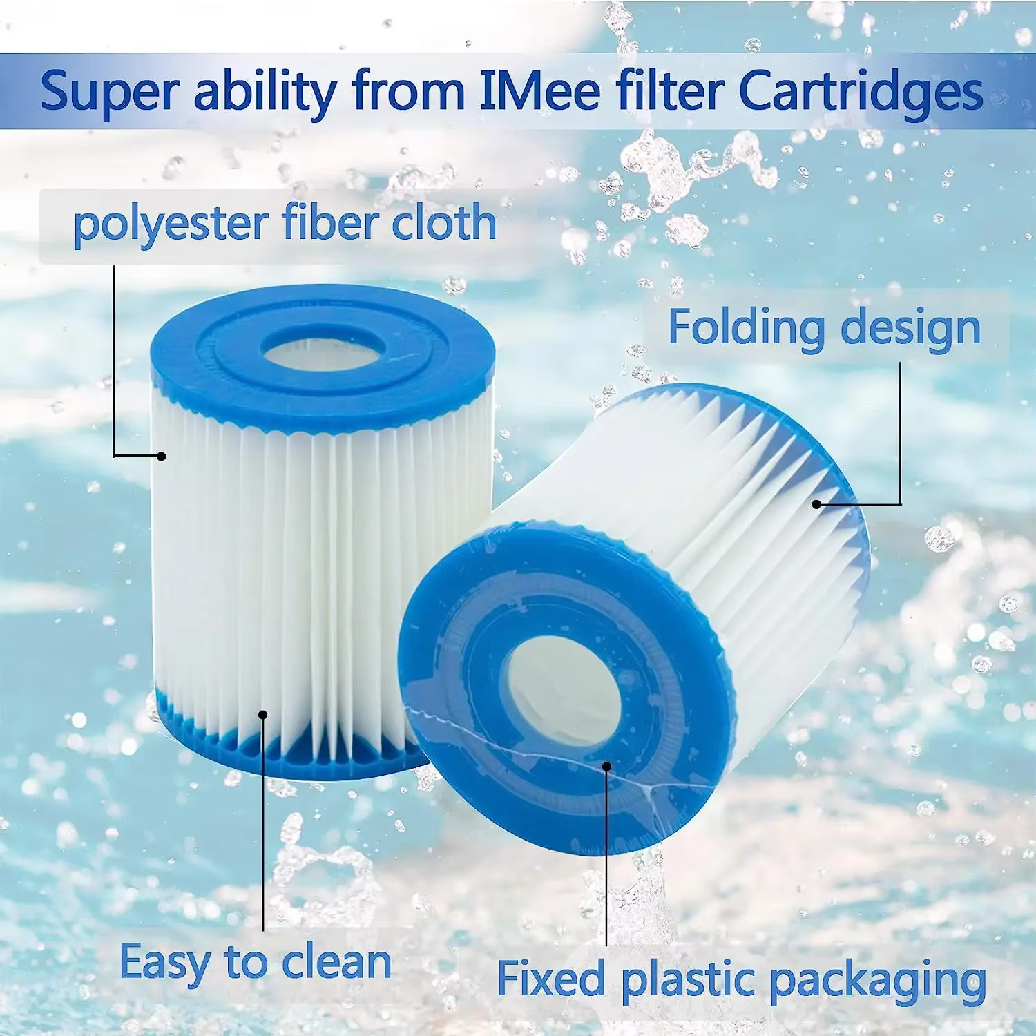 Filtre de piscine compatible avec type I 58093