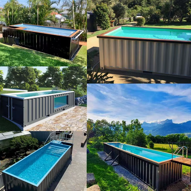 Piscine haute Performance moderne grande piscine fonction de Massage fibre de verre hors sol piscine extérieure pour les États-Unis