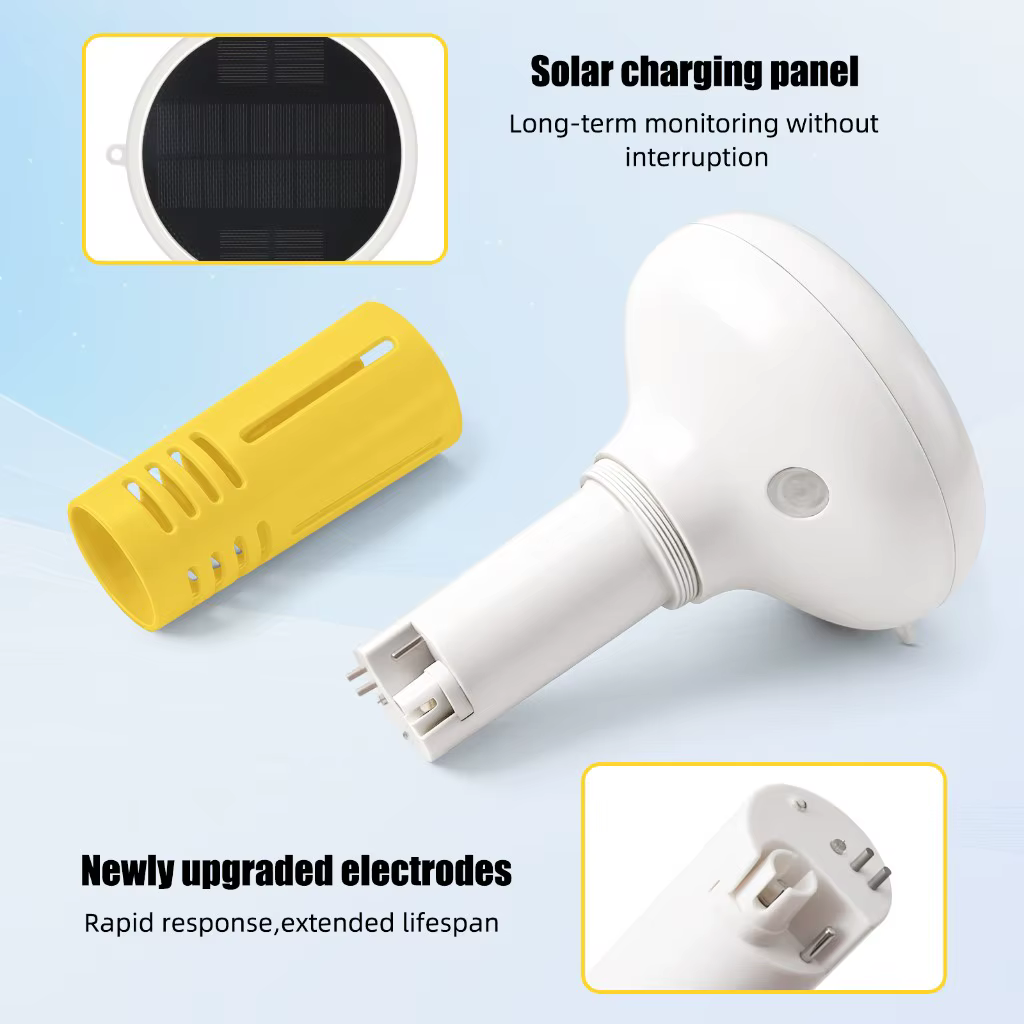 Testeur de qualité de l'eau de piscine solaire flottant Zigbee 7-en-1 : PH