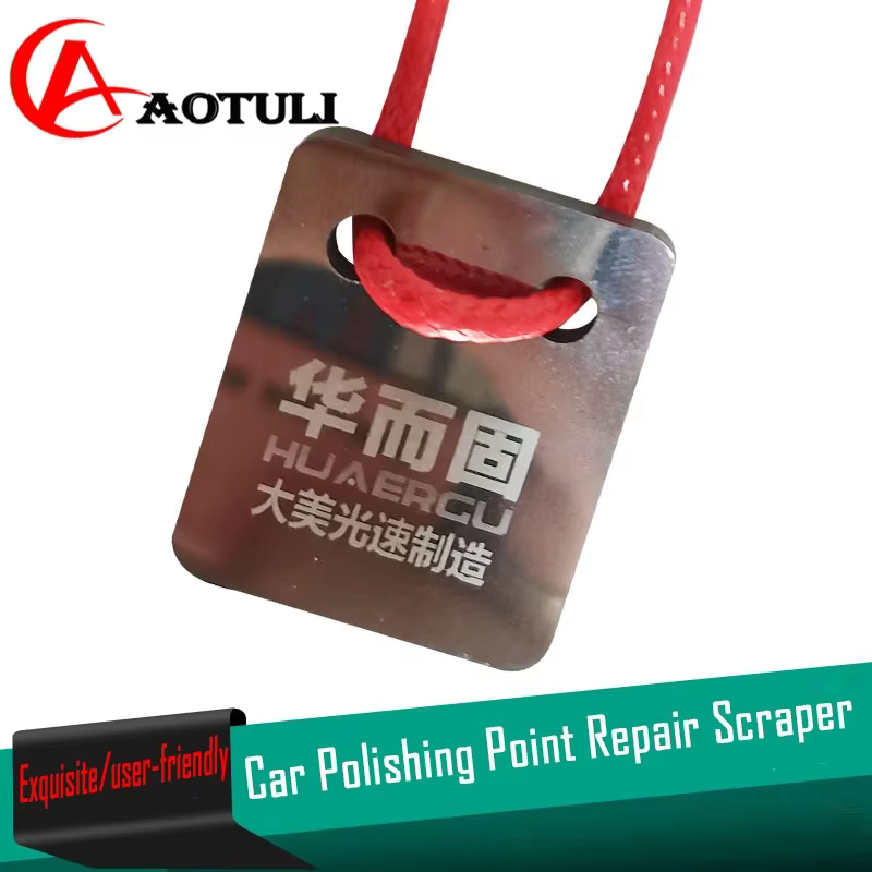 Grattoir de réparation de point de polissage de voiture en acier au tungstène, traitement de surface super dur pour enlever l'affaissement de la peinture en aérosol SAF
