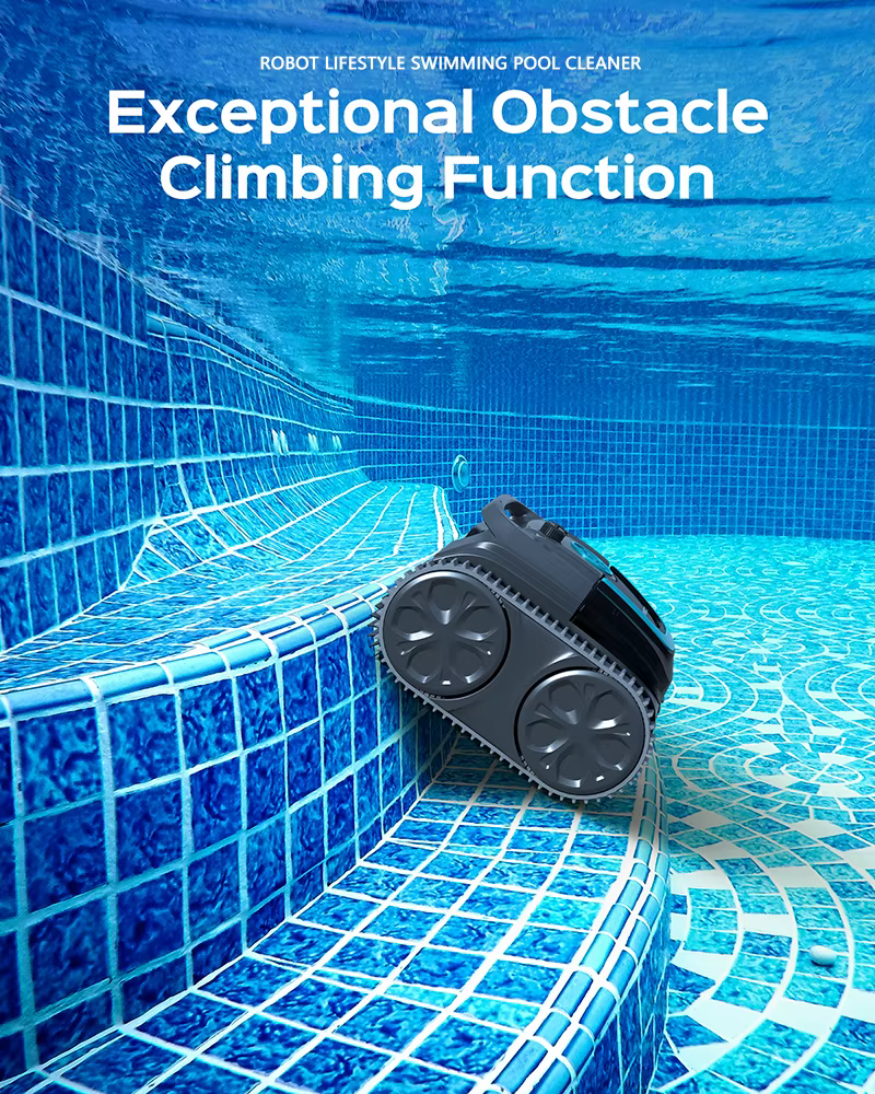 Robot nettoyeur de piscine sans fil