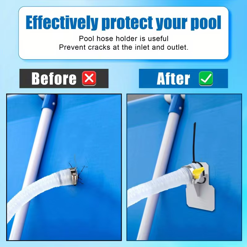 Support de tuyau de piscine pour éviter que
