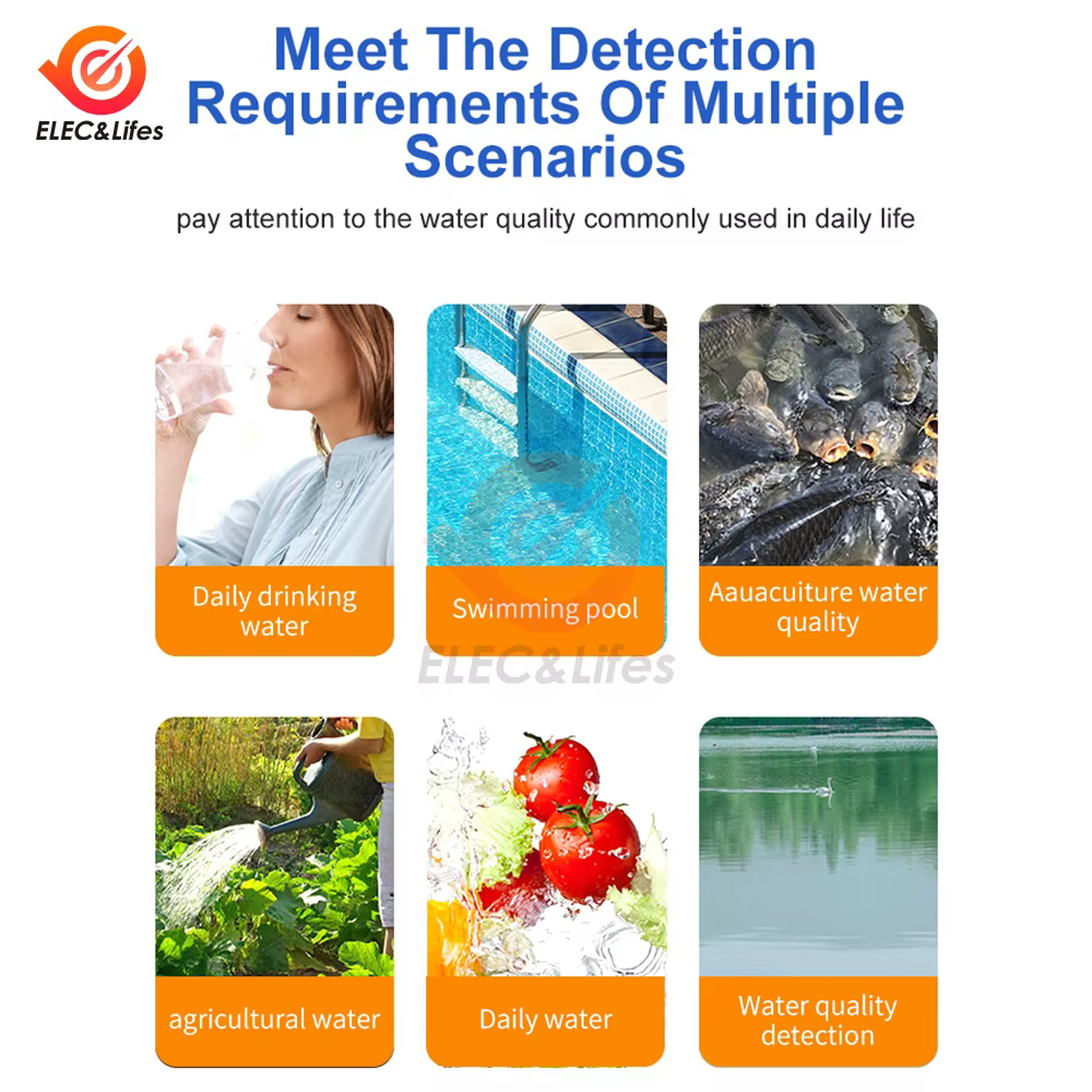 Testeur d'eau de piscine numérique précis