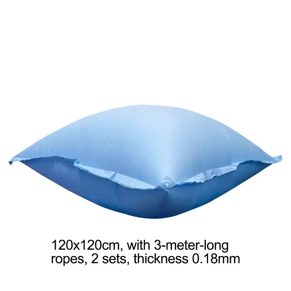 Kit de hiverisation pour piscine gonflable avec coussin de protection résistant au froid et corde de fixation 2*3M