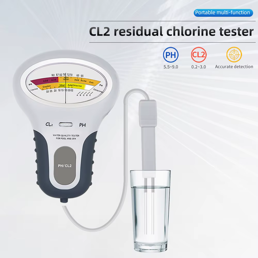 Détecteur de chlore 2 en 1