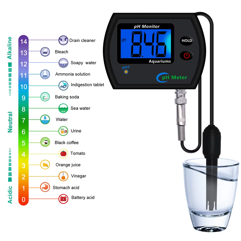 Ph-mètre numérique de qualité de l'eau