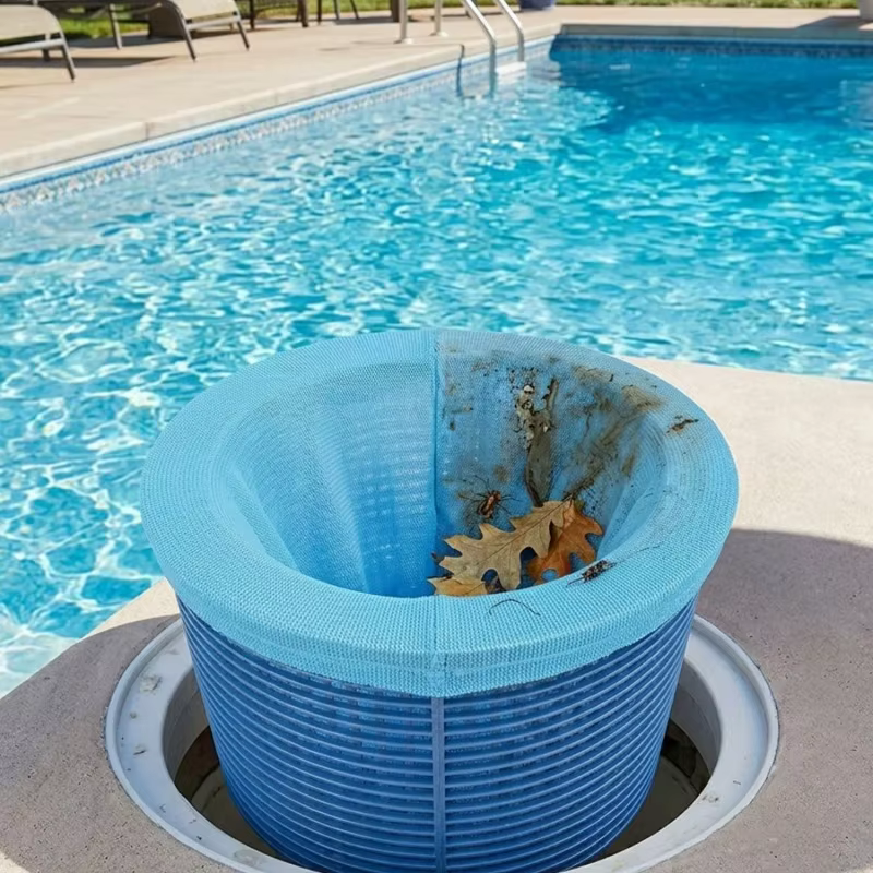 Sac filtrant réutilisable pour piscine