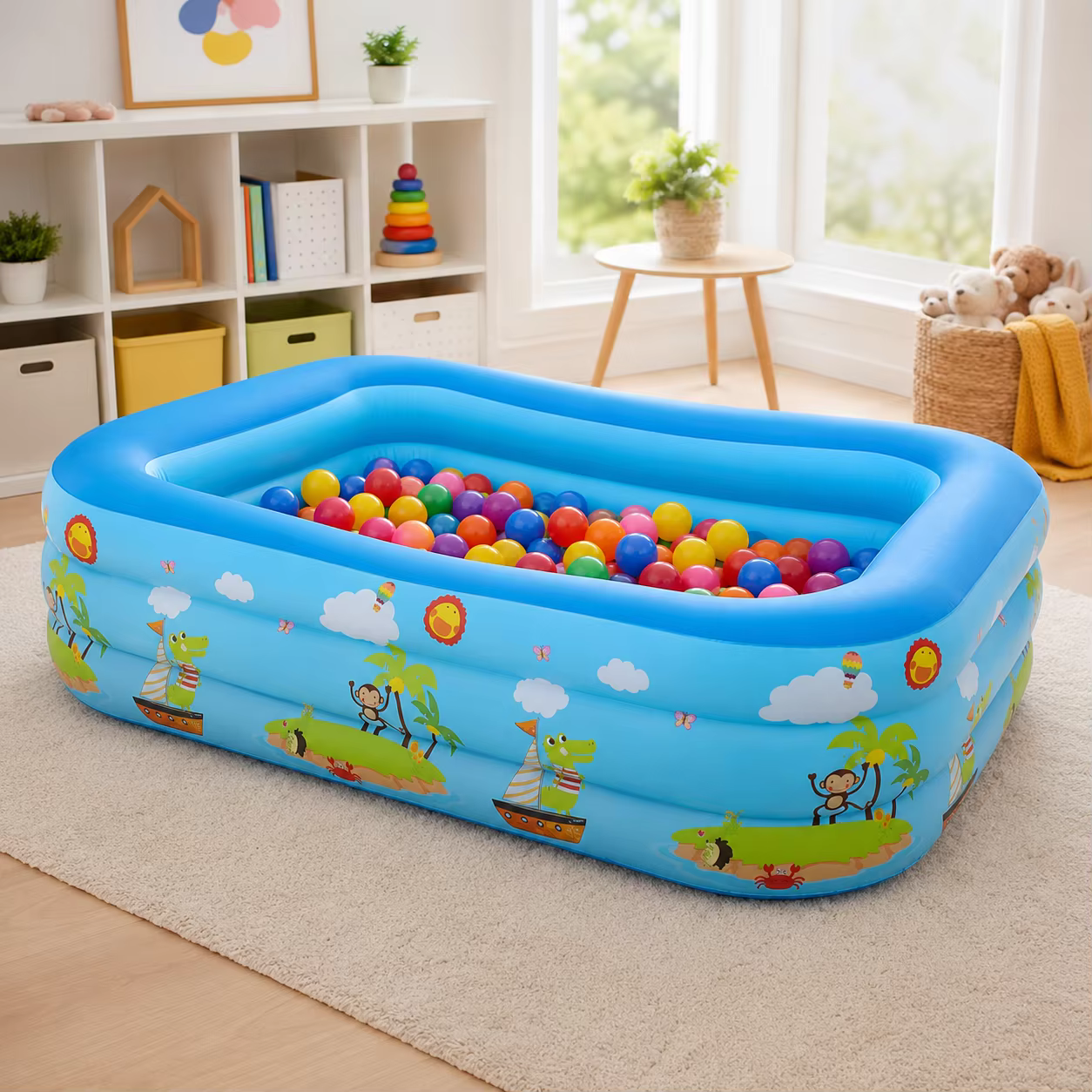Piscine gonflable 1 pièce en PVC épaissi