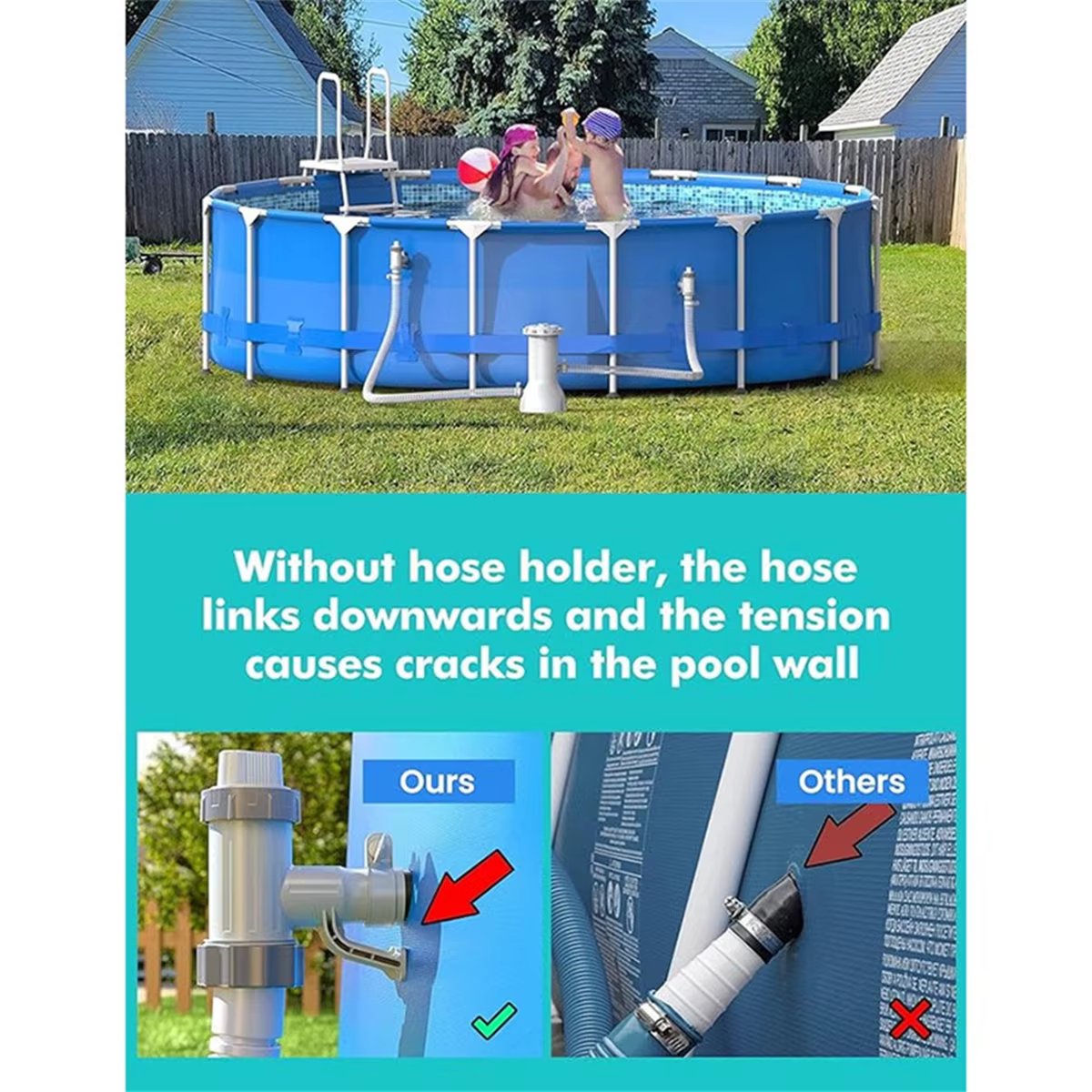 Adaptateur de tuyau de piscine