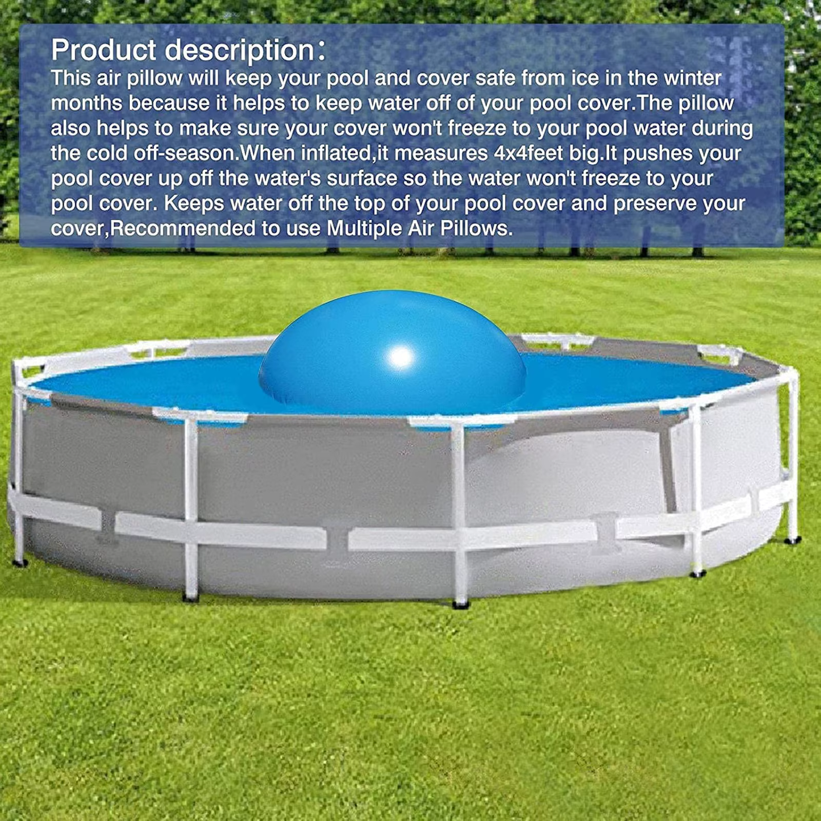 Oreiller d'air de piscine