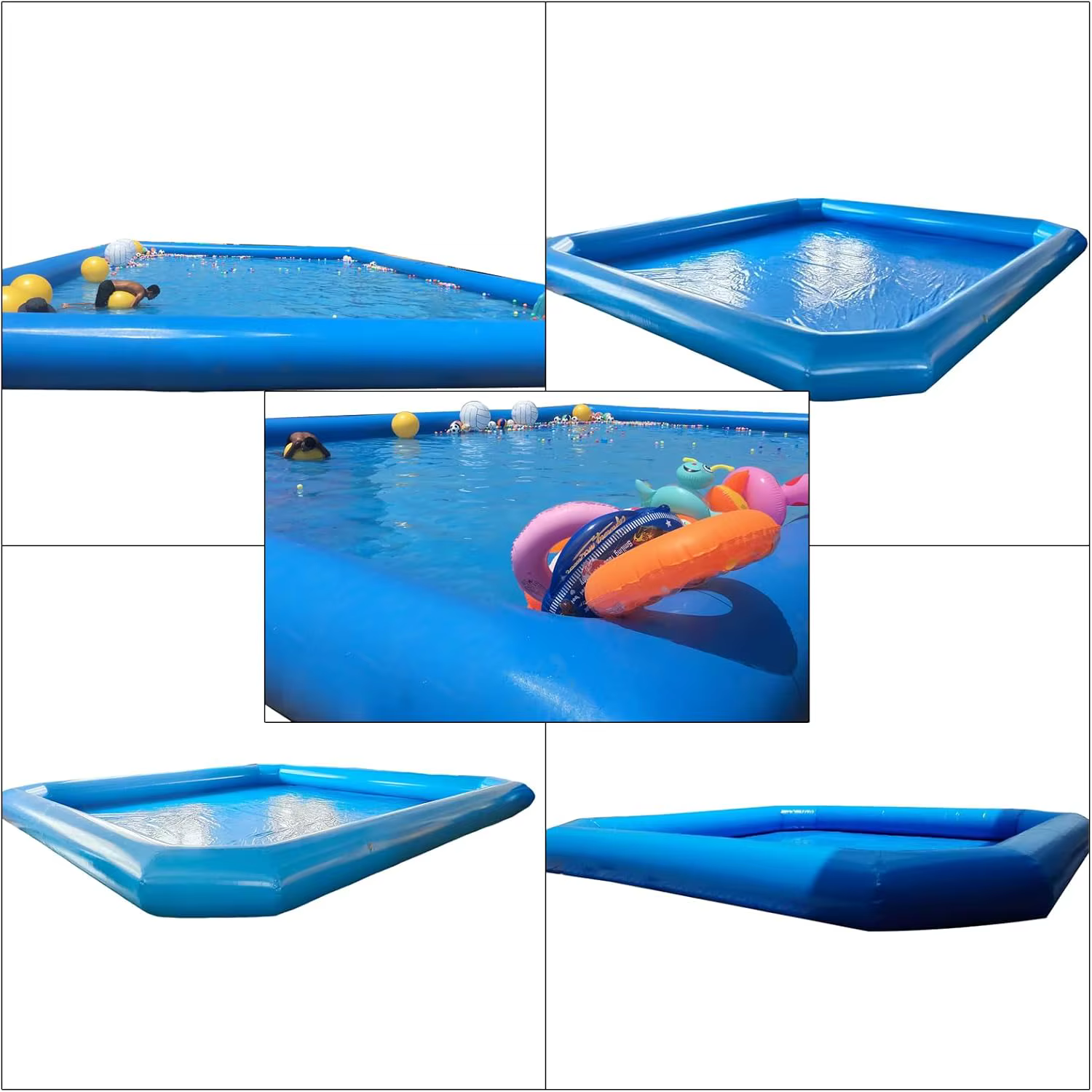 Piscine gonflable portable commerciale d'extérieur