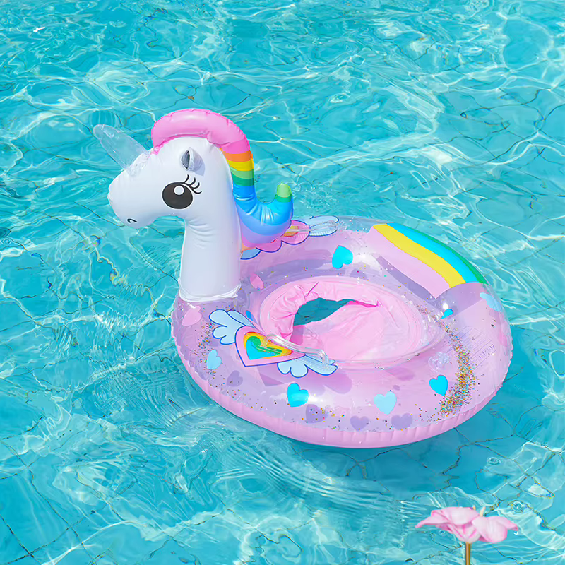 Bouée gonflable licorne pour piscine Accessoire de piscine