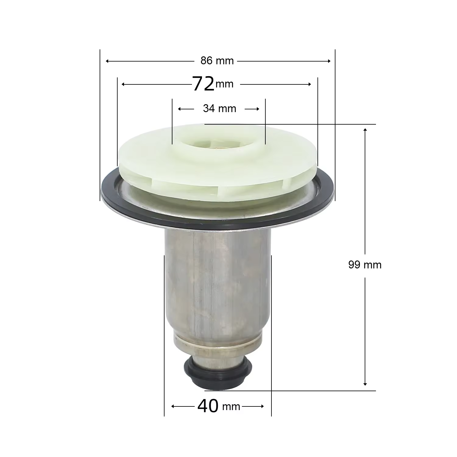 Rotor de moteur de pompe de circulation d'eau pour chaudière à gaz